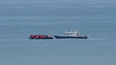 Record 230 migrants cross English Channel in single small boat, French officials say
