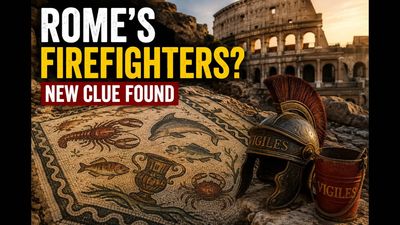 In the 2nd century CE, Romans built a mysterious structure near the Colosseum decorated with sea creatures. Nearly 2,000 years later, its mosaic offered a surprising clue that it may have housed Rome's firefighters