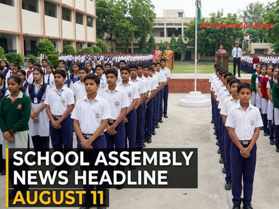 School Assembly Headlines August 10: Check latest India, international, business and sports news