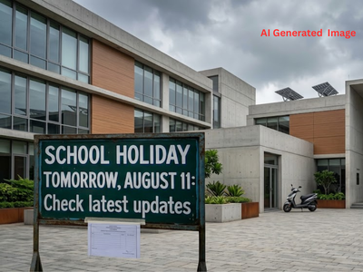 School holiday tomorrow, August 11: Check state-wise updates amid rain, Kanwar Yatra