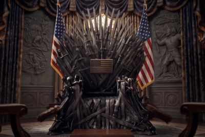 Trump steals Game of Thrones ‘Iron Throne’ to declare ‘order restored’ in latest White House pop culture takeover