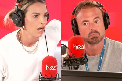 Vogue Williams convinces radio co-host she's gone into labour in prank: 'That's so cruel!'