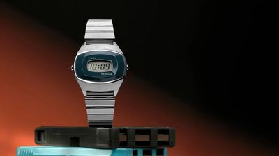 Timex brought back its first digital watch and its glorious 1975 design with a wonderfully strange navy acrylic surround frame has barely aged