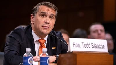 Todd Blanche sworn in as US attorney general after bruising confirmation fight
