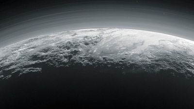 Pluto's atmosphere is collapsing as it drifts away from the sun into a deep freeze