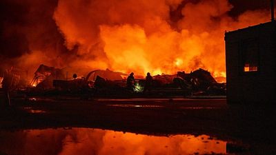 WHO warehouse in Ukraine destroyed after overnight strikes