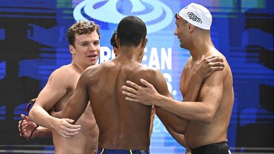 European swimming championships: France take silver in men's 4 x 200m freestyle relay