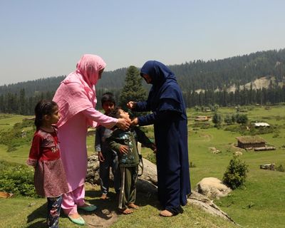 ‘The payment is small and the paths are steep’: the women saving India’s remotest people from polio