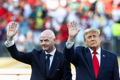 Trump says would be 'terrible mistake' to oust embattled Infantino