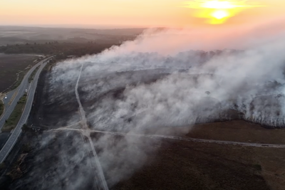 Firefighters need ‘several more days’ to put out New Forest blaze as water shortages hamper relief