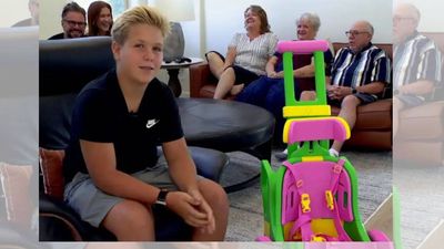 Meet Zac Waters, the 13-year-old Utah boy who spent 300 hours 3D-printing a wheelchair for a 21-month-old girl