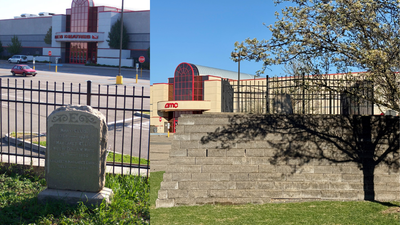 In 1965, developers built around a New Jersey family grave: Today, its tombstone rises above a parking lot