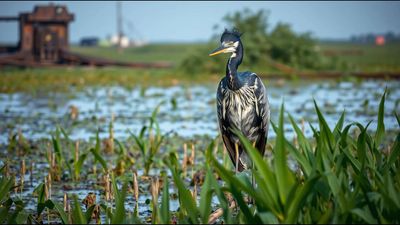Chicago’s industrial wetlands were written off for decades, but scientists found a large colony of endangered black-crowned night herons nesting there