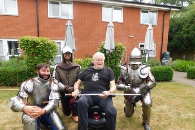 ‘Knights’ in shining armour give care home resident a day to remember
