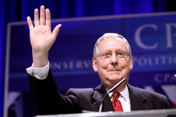 Mitch McConnell's Caregiver Assures Public Everything Is Fine Right Before Sprinting Away At Full Speed