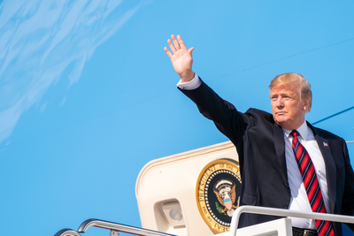 Reports Claim Trump Hid Inside Catering Container for Secret Turkey Flight as Iran Threat Loomed