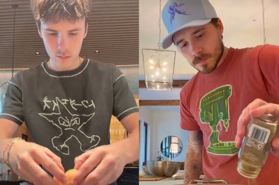 Cruz Beckham shares egg-frying video in 'dig at brother Brooklyn'
