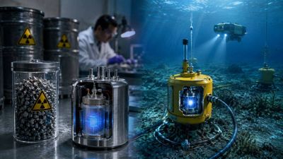 US turns decades-old radioactive waste into nuclear power technology that could keep underwater drones running for nearly 30 years