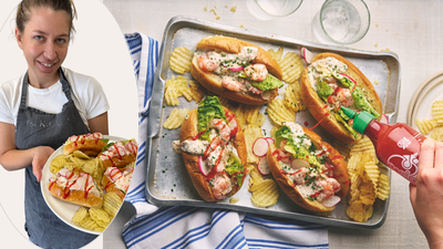 Move over lobster rolls – this 15-minute crab and prawn version is just as delicious and far cheaper to make