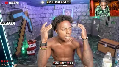 Speed hits 25+ deaths trying to conquer Minecraft Hardcore bosses with Kai Cenat