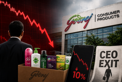 Godrej Consumer Products shares tank 10% after CEO’s sudden exit; HSBC downgrades to Hold