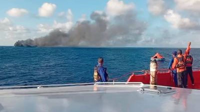 One dead, 172 rescued after Indonesian ferry from Bali catches fire