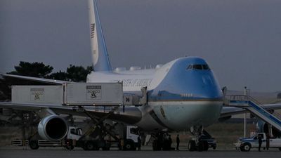 Trump says he faced ‘greater risk’ on swapped plane amid flight change controversy
