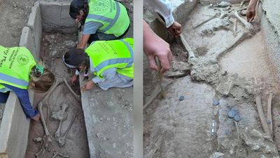 Archaeologists in Turkey uncover a 2,400-year-old grave that may belong to an ancient wrestler