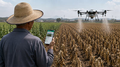 A farmer lost 25 acres of crops after an AI app advised a pesticide mix to control weeds and pests, which killed the crop within 24 hours