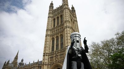 Count Binface, the satirical UK candidate challenging far-right Farage