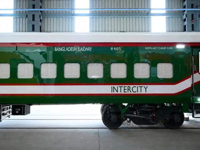India rolls out first customized 19-coach rake for Bangladesh Railway