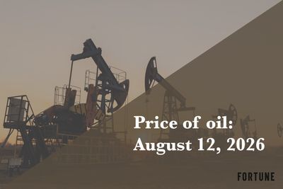 Current price of oil as of Aug. 12, 2026