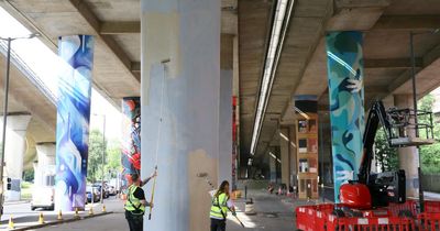 Council responds after Hollywood film crew seen painting over murals