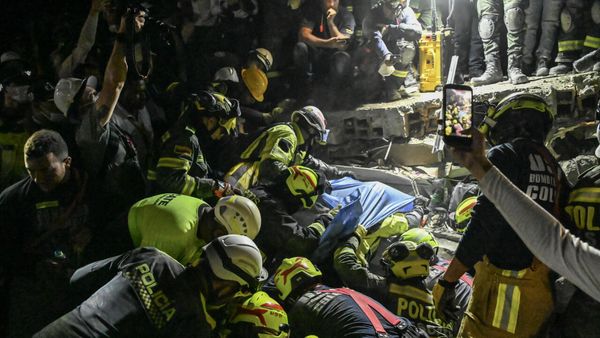 Colombia rescuers find woman alive, two days after deadly earthquake