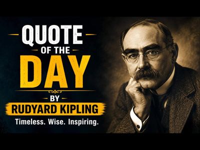 Quote of the Day by Rudyard Kipling: 'We're all islands shouting lies to each other across...'- Inspiring life lessons on understanding, human relationships, empathy and communication by the master storyteller and author of The Jungle Book