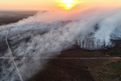 Mapped: The wildfires scorching the UK during summer of record heatwaves