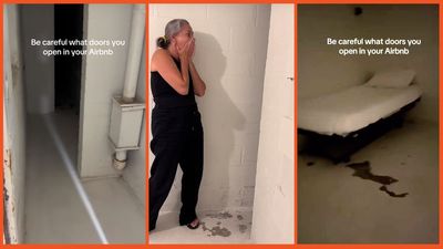 ‘There’s a camera above the bed’: California woman opens wrong door in her Airbnb, finds prison-looking room, complete with a stain on the floor