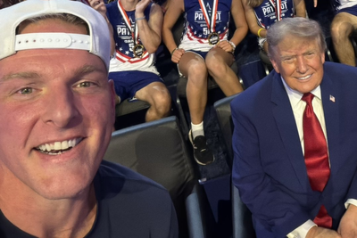 ESPN Pat McAfee Slammed as MAGA for Cozying up To Trump Despite Insisting He's 'Not a Politics Person'