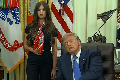 'MAGA Robot' Jayme Leagh Franklin Says Trump Didn't Fall Asleep During White House Event: 'He Was Looking Down'