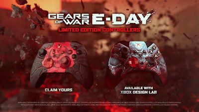 Limited Edition Gears of War: E-Day Xbox controllers have been revealed, and they're some of the sickest-designed Xbox gamepads I've seen in ages