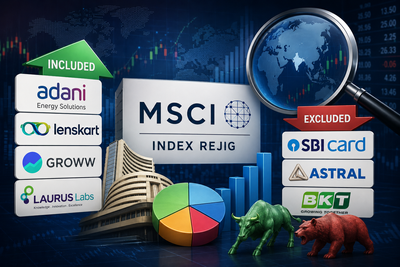 MSCI Rejig: Adani Energy Solutions, Lenskart Solutions make the cut; SBI Cards, Astral to be excluded