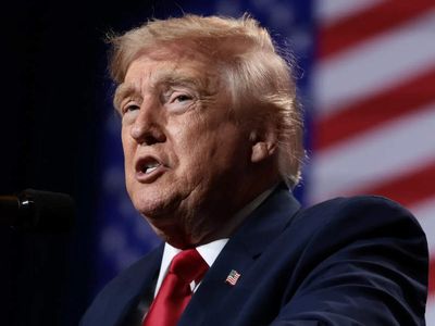 Donald Trump is making a rare Western trip to raise cash for Republicans and talk about the economy