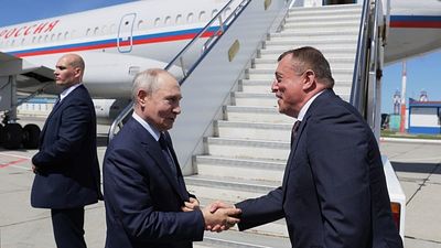 Tokyo issues angry response as Putin makes his first visit to the disputed Kuril islands