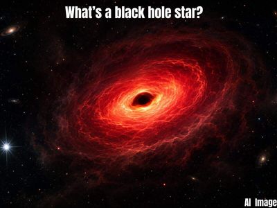 What’s a black hole star? Astronomers spot a strange red object bigger than our entire solar system