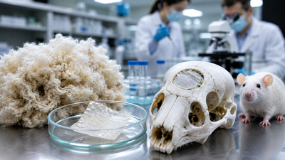 Sheep Wool Grew Less Bone Than the Gold Standard in Rat Skulls, and Researchers Say That Is the Interesting Part