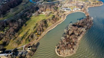 Michigan's historic Ford House is replacing concrete shoreline with natural habitat; the $7 million project will restore 1 mile of shore and 17.5 acres of aquatic and wetland habitat