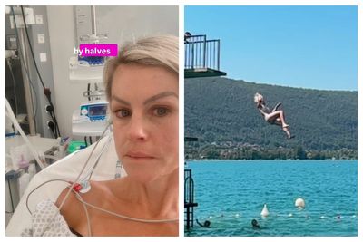 BBC presenter suffers 'collapsed lung' after jumping into lake