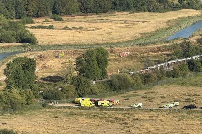 Train derails near Lewes in East Sussex