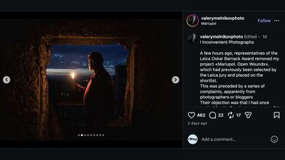 "Inconvenient photographs": Leica's decision to pull a Russian from its awards shortlist is forcing the photography world to face some hard questions