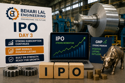 Behari Lal Engineering IPO Day 3: Issue subscribed 108 times; GMP at 28%